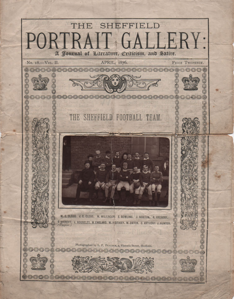 Sheffield Portrait Gallery April 1876